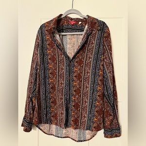 Guess women’s button down top / blouse.